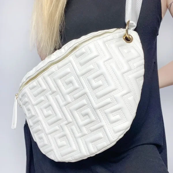 ARI GORGIO ΛΕΥΚΟ CROSSBODY ΤΣΑΝΤΑ ΧΙΑΣΤΙ