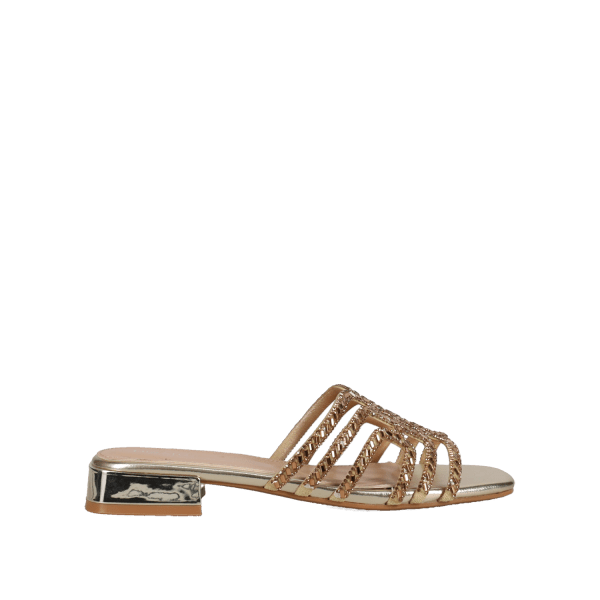 MIGATO ΧΡΥΣΟ ΣΑΝΔΑΛΙ ΜΕ STRASS