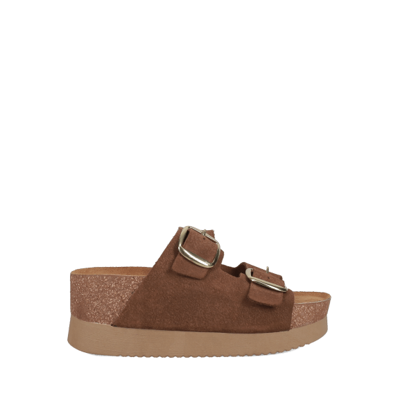 EASY WALK ΤΑΜΠΑ FOOTBED ΜΑΛΑΚΟ ΚΑΙ ΕΥΚΑΜΠΤΟ ΣΑΝΔΑΛΙ ΔΕΡΜΑΤΙΝΟ