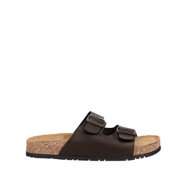 EASY WALK ΚΑΦΕ FOOTBED ΜΑΛΑΚΟ ΚΑΙ ΕΥΚΑΜΠΤΟ ΣΑΝΔΑΛΙ ΔΕΡΜΑΤΙΝΟ
